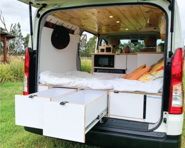Bed Base Three Drawer System